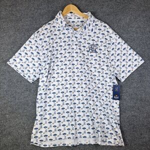 Barstool Golf Polo Shirt Mens 2XL White 2023 PGA Championship Oak Hill NWT NEW